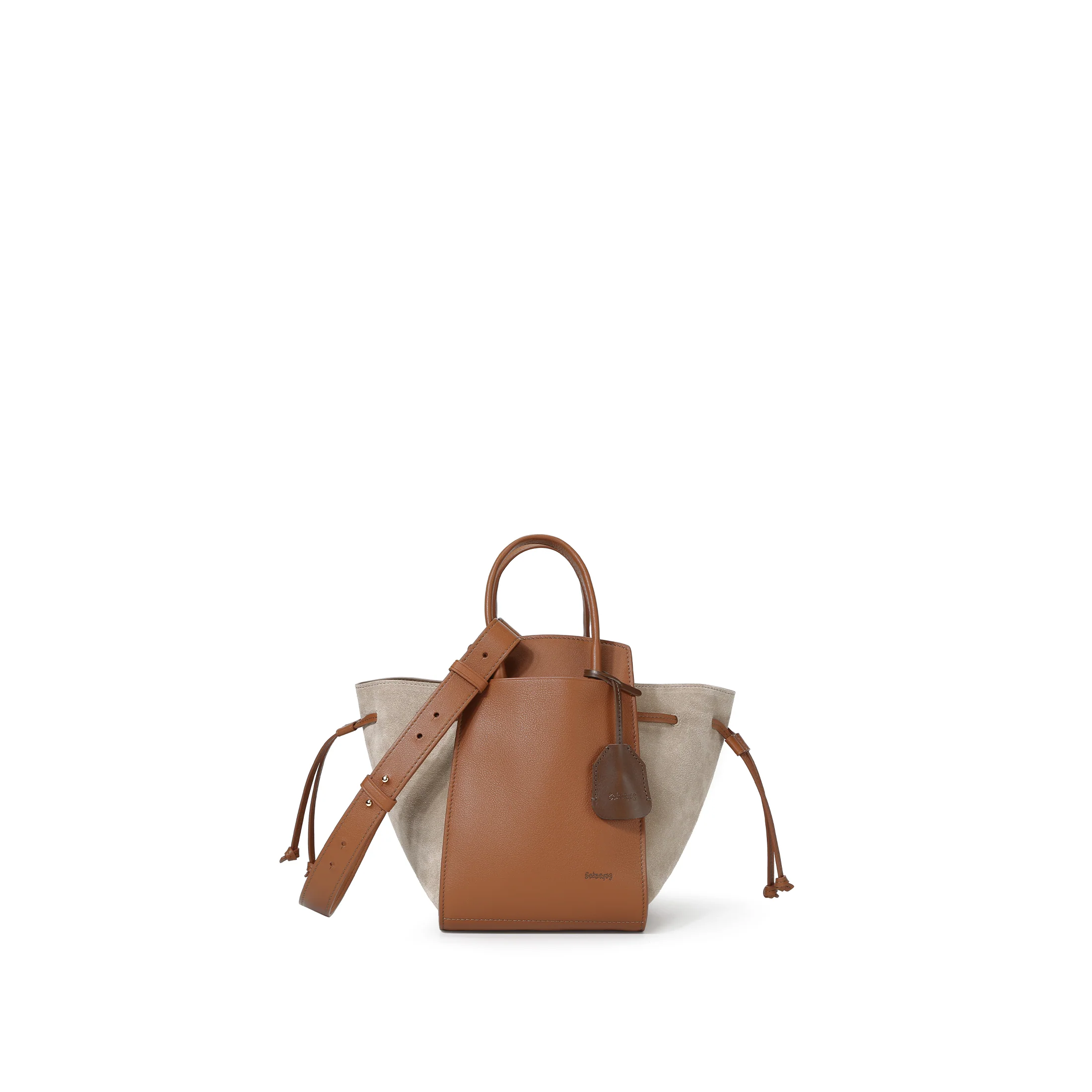 LU-II Ruched Top Handle Bag - Image 3