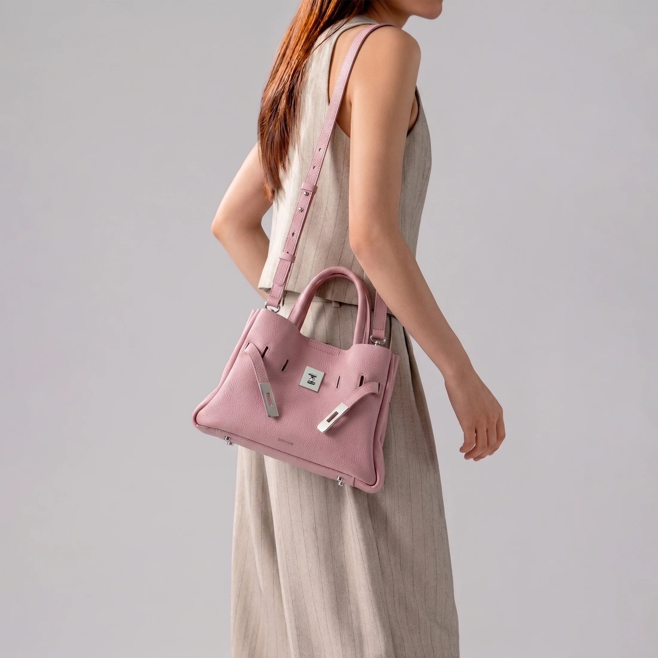 SAOIRSE Belt Soft Structural Shoulder Tote Small